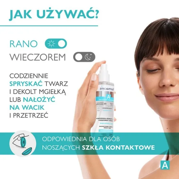 Pharmaceris A Puri-Sensilique, nawilżająco-łagodząca mgiełka tonizująca, 200 ml