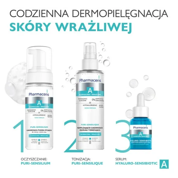Pharmaceris A Puri-Sensilique, nawilżająco-łagodząca mgiełka tonizująca, 200 ml