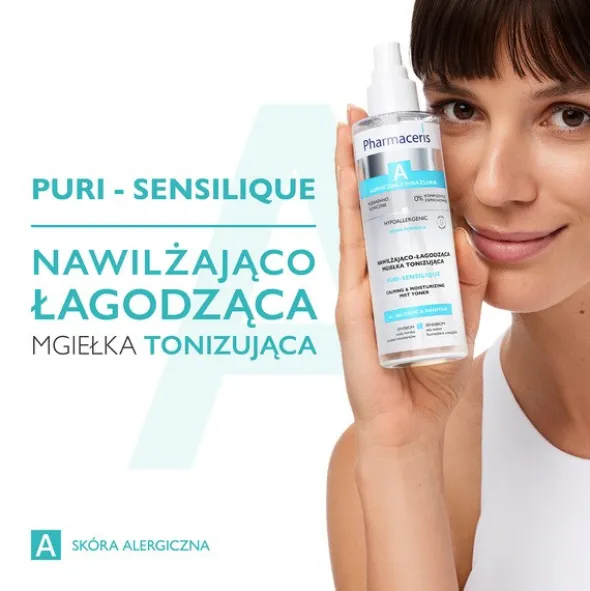 Pharmaceris A Puri-Sensilique, nawilżająco-łagodząca mgiełka tonizująca, 200 ml