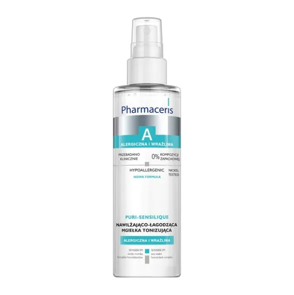 Pharmaceris A Puri-Sensilique, nawilżająco-łagodząca mgiełka tonizująca, 200 ml
