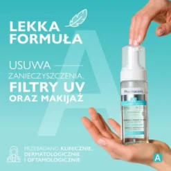 Pharmaceris A Puri-Sensilium, łagodząca pianka myjąca do twarzy i okolic oczu, 150 ml