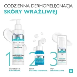 Pharmaceris A Puri-Sensimil, kremowa emulsja myjąca do twarzy i okolic oczu, 190 ml