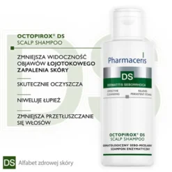Pharmaceris DS Octopirox, dermatologiczny sebo-micelarny szampon enzymatyczny, 125 ml