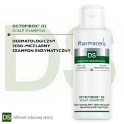 Pharmaceris DS Octopirox, dermatologiczny sebo-micelarny szampon enzymatyczny, 125 ml