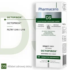 Pharmaceris DS Octopirox, kojący krem do twarzy, SPF 15, 30 ml