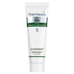 Pharmaceris DS Octopirox, kojący krem do twarzy, SPF 15, 30 ml