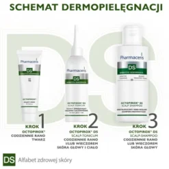Pharmaceris DS Octopirox, kojący krem do twarzy, SPF 15, 30 ml