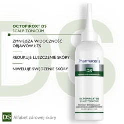 Pharmaceris DS Octopirox, preparat zmniejszający łuszczenie i zaczerwienienie do skóry głowy i ciała, 100 ml