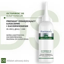 Pharmaceris DS Octopirox, preparat zmniejszający łuszczenie i zaczerwienienie do skóry głowy i ciała, 100 ml