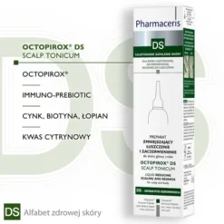 Pharmaceris DS Octopirox, preparat zmniejszający łuszczenie i zaczerwienienie do skóry głowy i ciała, 100 ml