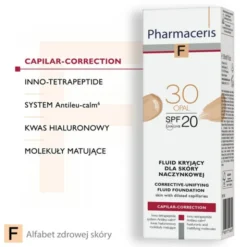 Pharmaceris F, fluid kryjący dla skóry naczynkowej, Opal 30, 30 ml