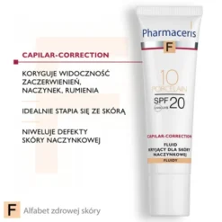 Pharmaceris F, fluid kryjący dla skóry naczynkowej, Porcelain 10, 30 ml