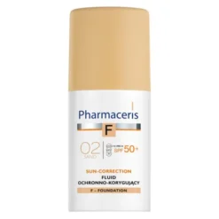 Pharmaceris F, fluid ochronno-korygujący, Sand 02, SPF 50+, 30 ml