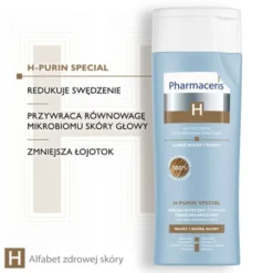 Pharmaceris H-Purin Special, specjalistyczny szampon przeciwłupieżowy, łupież suchy i tłusty, 250 ml