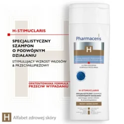 Pharmaceris H-Stimuclaris, specjalistyczny szampon stymulujący wzrost włosów i przeciwłupieżowy, 250 ml