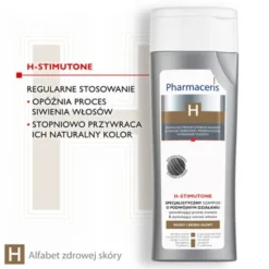 Pharmaceris H-Stimuclaris, specjalistyczny szampon stymulujący wzrost włosów i przeciwłupieżowy, 250 ml