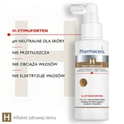 Pharmaceris H-Stimuforten, wcierka, preparat do intensywnej kuracji stymulującej wzrost włosów, 125 ml