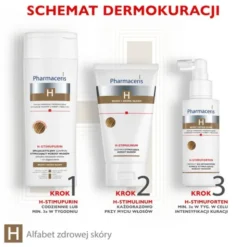 Pharmaceris H-Stimuforten, wcierka, preparat do intensywnej kuracji stymulującej wzrost włosów, 125 ml