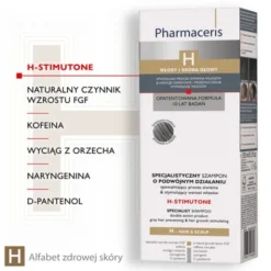 Pharmaceris H-Stimutone, specjalistyczny szampon spowalniający proces siwienia i stymulujący wzrost włosów, 250 ml