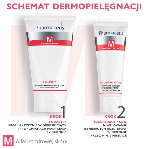 Pharmaceris M Foliacti, krem zapobiegający rozstępom, 150 ml