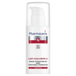 Pharmaceris N Capi-Hialuron-C, dermo-strukturalny krem korygujący zmarszczki, SPF 20, 50 ml
