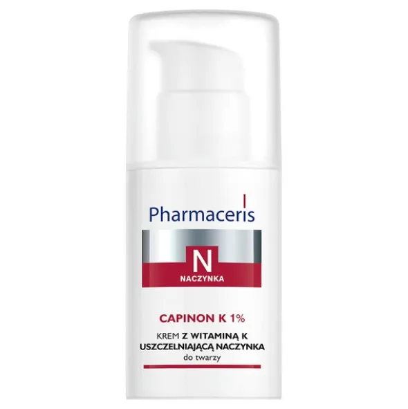 Pharmaceris N Capinon K 1%, krem z witaminą K uszczelniającą naczynka, 30 ml