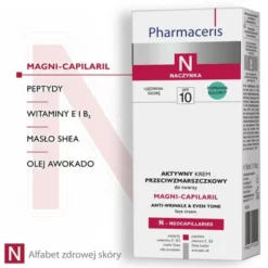 Pharmaceris N Magni-Capilaril, aktywny krem przeciwzmarszczkowy, SPF 10, 50 ml