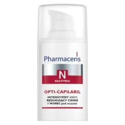 Pharmaceris N Opti-Capilaril, intensywny krem redukujący cienie i worki pod oczami, 15 ml