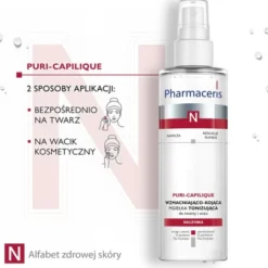 Pharmaceris N Puri-Capilique, wzmacniająco-kojąca mgiełka tonizująca do twarzy i oczu, 200 ml