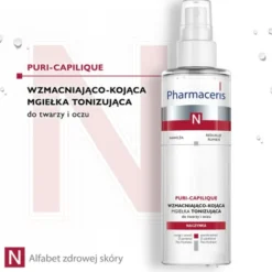 Pharmaceris N Puri-Capilique, wzmacniająco-kojąca mgiełka tonizująca do twarzy i oczu, 200 ml