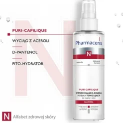 Pharmaceris N Puri-Capilique, wzmacniająco-kojąca mgiełka tonizująca do twarzy i oczu, 200 ml