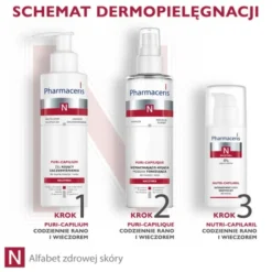 Pharmaceris N Puri-Capilium, żel kojący zaczerwienienia, do mycia twarzy i oczu, 190 ml