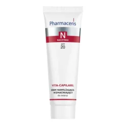 Pharmaceris N Vita-Capilaril, krem nawilżająco-wzmacniający, SPF 20, 50 ml
