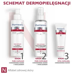 Pharmaceris N Vita-Capilaril, krem nawilżająco-wzmacniający, SPF 20, 50 ml