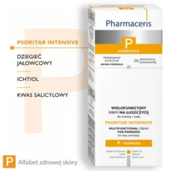 Pharmaceris P Psoritar Intensive, wielofunkcyjny krem na łuszczycę do twarzy i ciała, 50 ml