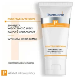 Pharmaceris P Psoritar Intensive, wielofunkcyjny krem na łuszczycę do twarzy i ciała, 50 ml