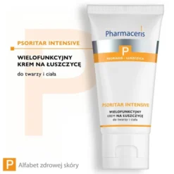Pharmaceris P Psoritar Intensive, wielofunkcyjny krem na łuszczycę do twarzy i ciała, 50 ml