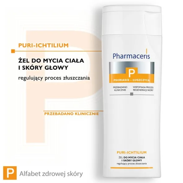 Pharmaceris P Puri-Ichtilium, żel do mycia ciała i skóry głowy, 250 ml