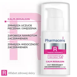 Pharmaceris R Calm-Rosalgin, krem redukujący zaczerwienienia na noc, 30 ml