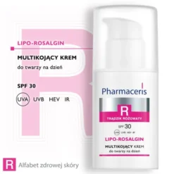 Pharmaceris R Lipo-Rosalgin, multikojący krem do twarzy na dzień SPF 30, 30 ml