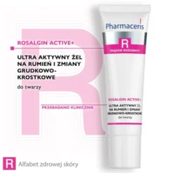 Pharmaceris R Rosalgin Active +, ultra aktywny żel na rumień i zmiany grudkowo-krostkowe, 30 ml