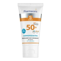 Pharmaceris S, bezpieczny krem ochronny do twarzy od 1. dnia życia, SPF 50+, 50 ml