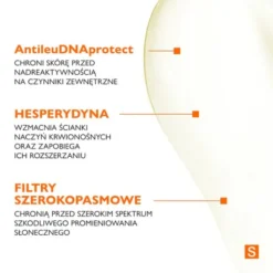 Pharmaceris S Capilar Protect, krem ochronny dla skóry naczynkowej i z trądzikiem różowatym SPF 50+, 50 ml