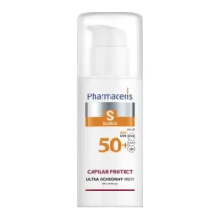Pharmaceris S Capilar Protect, krem ochronny dla skóry naczynkowej i z trądzikiem różowatym SPF 50+, 50 ml