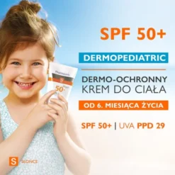 Pharmaceris S, krem ochronny na słońce, dla niemowląt i dzieci, SPF 50+, 125 ml