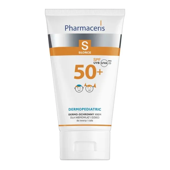 Pharmaceris S, krem ochronny na słońce, dla niemowląt i dzieci, SPF 50+, 125 ml