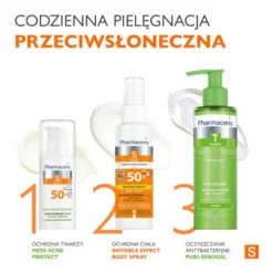 Pharmaceris S Medi Acne Protect, ultra ochronny krem do twarzy i okolic oczu SPF 50+, 50 ml