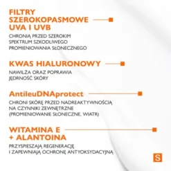 Pharmaceris S Sensi Protect, codzienna emulsja ochronna z kwasem hialuronowym do twarzy i okolic oczu SPF 50+, 50 ml