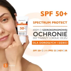 Pharmaceris S SPECTRUM PROTECT, krem o szerokopasmowej ochronie do twarzy i okolic oczu SPF 50+, 50 ml