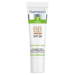 Pharmaceris T Acne Matt Tone, krem BB przeciwtrądzikowy, 02 natural, 30 ml